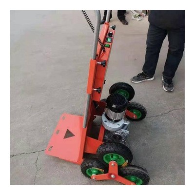 搬運(yùn)貨物上下樓沒有電梯用什么機(jī)器電動(dòng)爬樓機(jī)載物送貨上下樓車