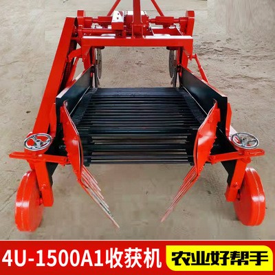 4u-1650薯類收獲機金薯王農業機械 胡蘿卜地瓜土豆紅薯帶秧收獲機