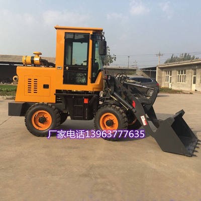 建筑適用小型翻頭裝卸機新款出售四驅四缸裝載車農(nóng)用抓木抓草機