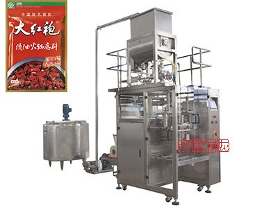 小袋裝醬料自動給袋式包裝機 小包醬料自動連包設備