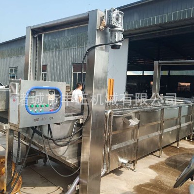 全自動噴淋式青辣椒清洗機(jī) 瓜果蔬菜氣泡清洗機(jī) 不銹鋼果蔬清洗機(jī)