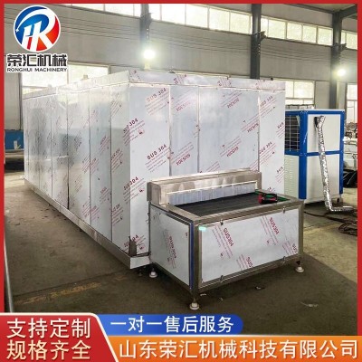 隧道式速凍機 低溫冷藏保鮮速凍設備 水餃湯圓豆沙包食品速凍機