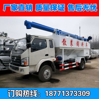 廠家直銷(xiāo)福田時(shí)代6噸小型散裝飼料運(yùn)輸車(chē)|12方家禽飼料運(yùn)輸車(chē)廠家