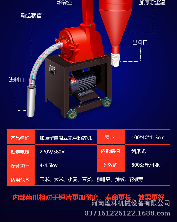 自吸式粉碎機