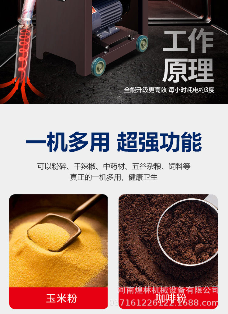 自吸式粉碎機