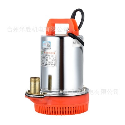廠家直銷外貿(mào)款12V24V促銷價不銹鋼直流潛水泵大流量電瓶車抽水泵