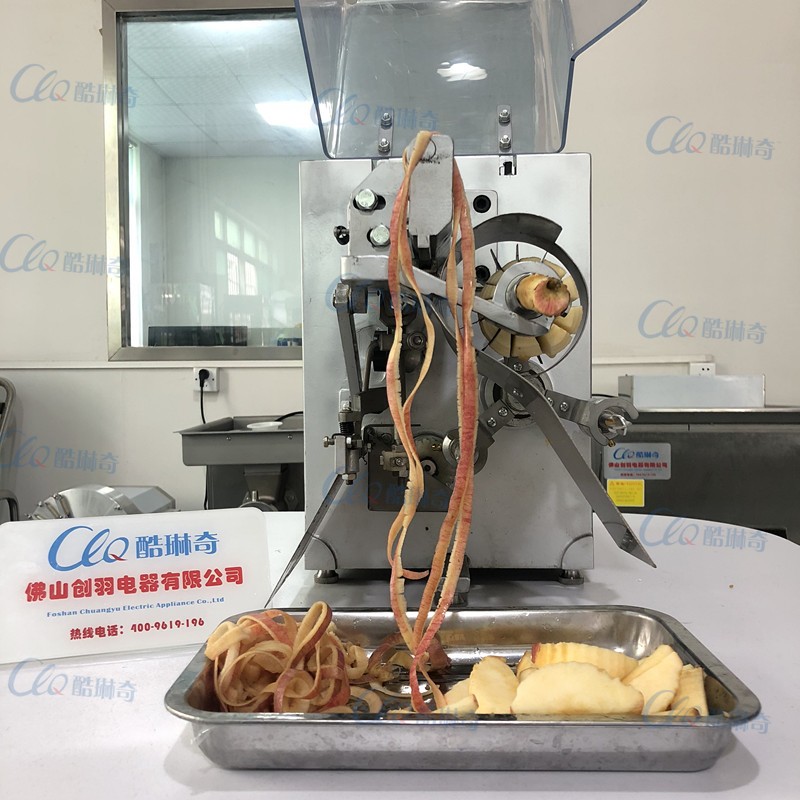 蘋果全自動蘋果削皮機(jī)去核分瓣一機(jī)多用蘋果切瓣機(jī)江浙瀘蘋果機(jī)器