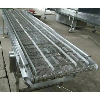 304不銹鋼網帶輸送機速凍自動化流水線 非標定做小型網帶鏈輸送機