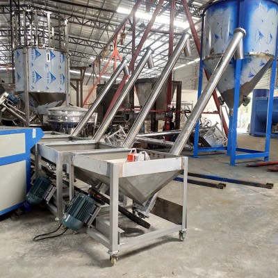 源頭輸送設(shè)備廠家 固態(tài)顆粒螺旋上料機 可移動式 粉體絞龍輸送機