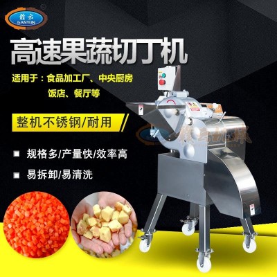 贛云機械高速切丁機 對球莖類果菜進行切丁切條加工設(shè)備 廠家直供