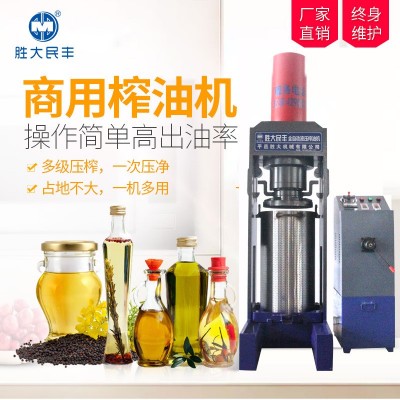 商用全自動大型液壓油榨機 花生大豆菜籽榨油機 一體式油坊榨油機