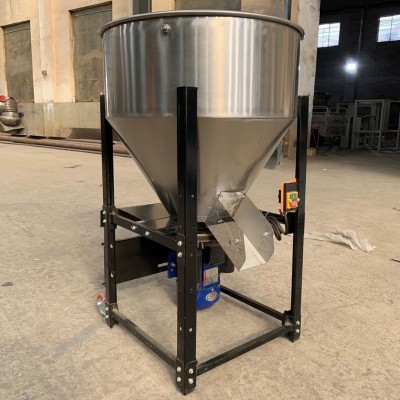 不銹鋼魚蝦飼料攪拌機平口化工顆粒粉末混合機多功能移動拌料機