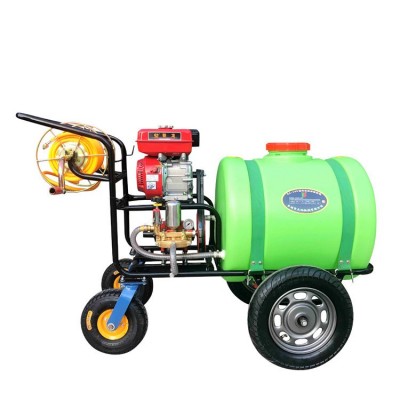 推車(chē)式果園打藥機(jī)手推式汽油機(jī)柴油機(jī)電機(jī)噴霧機(jī)160L大輪胎噴霧器