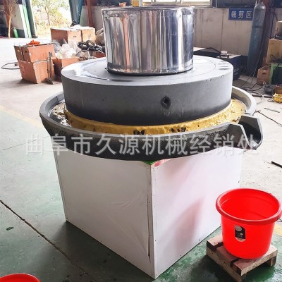 農家樂玉米面石磨磨粉機 電動石磨豆漿機 麩面分離面粉石磨價格