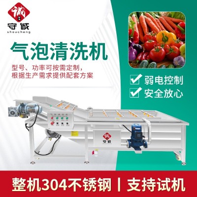 廠家供應(yīng)氣泡清洗機 全自動果蔬牛肚清洗機 噴淋式牛百葉清洗機
