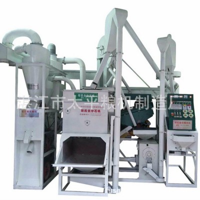 廠家全自動碾米機 廣西南寧客戶現場使用案例大型生 產線