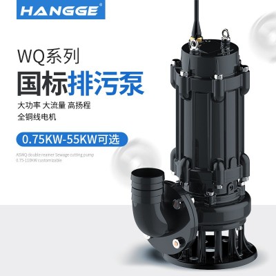 無(wú)堵塞潛水排污泵 高楊程工程潛水泵 大流量污泥化糞池抽糞 污水泵