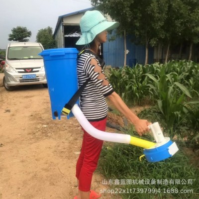 雙肩背負式電動施肥器公路冬季應急物資大容量單兵融雪拋撒器