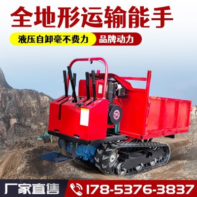 履帶運(yùn)輸車 小型2噸3噸全地形自卸果園山地農(nóng)用爬山虎 履帶運(yùn)輸車
