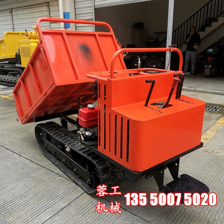 批發(fā)爬山虎 成都履帶運輸車 載重量1噸 12匹馬力 液壓自卸