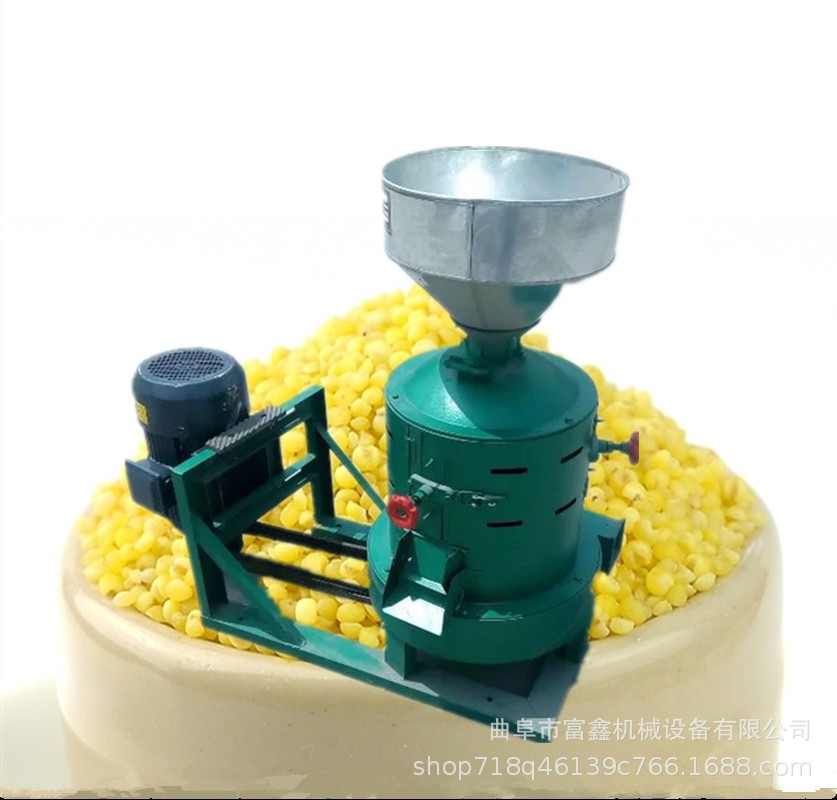 高粱谷子去皮碾米機(jī) 家用糧食脫殼碾米機(jī) 多用途電動(dòng)碾米機(jī)