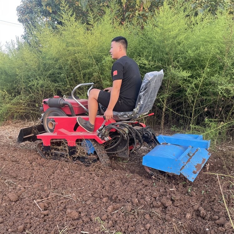一洋多功能四驅(qū)后旋微耕機 大馬力柴油除草機 手扶式旋耕松土機
