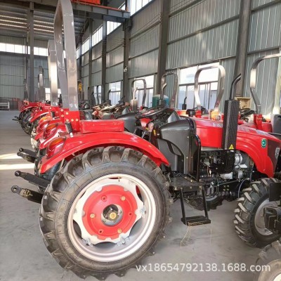 萬(wàn)年紅504四驅(qū)四輪拖拉機(jī) 中國(guó)洛陽(yáng)50馬力農(nóng)用拖拉機(jī)旋耕機(jī)犁地機(jī)