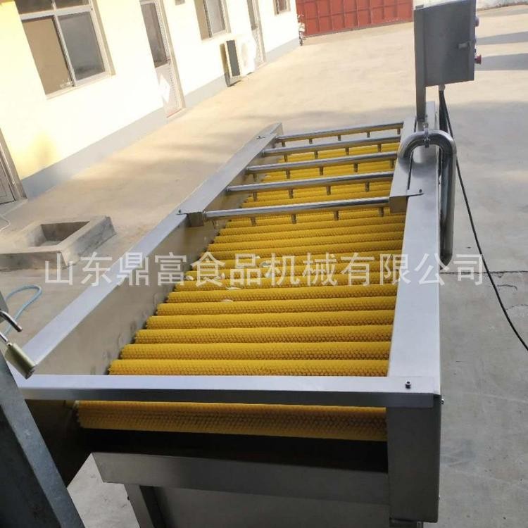 全自動平行毛輥清洗機 生蠔扇貝高壓清洗機 海產品清洗成套設備