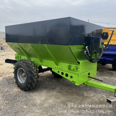 牽引式撒糞車(chē)農(nóng)用施肥機(jī)拖拉機(jī)拖掛撒肥機(jī)干濕糞肥拋糞車(chē)撒糞機(jī)