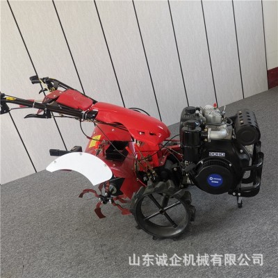 柴油款小型手扶式田園四驅(qū)微耕機 誠企常年批發(fā)農(nóng)用開溝回填培土