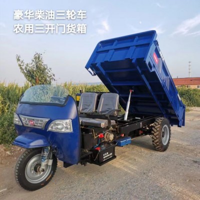 時(shí)風(fēng)后橋 22馬力建筑工地農(nóng)用自卸翻斗車(chē) 工程柴油三輪車(chē)