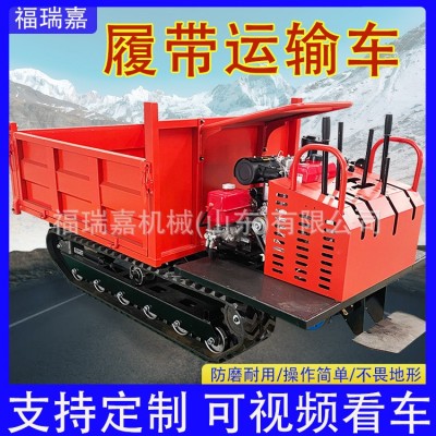 小型履帶運(yùn)輸車(chē)隨車(chē)吊糧食肥料履帶運(yùn)輸車(chē)農(nóng)用爬山虎現(xiàn)貨供應(yīng)