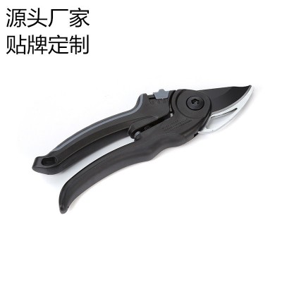 綠晟新款鷹嘴修枝剪園藝嫩枝花枝樹枝剪鯊魚嘴修枝剪園林工具批發