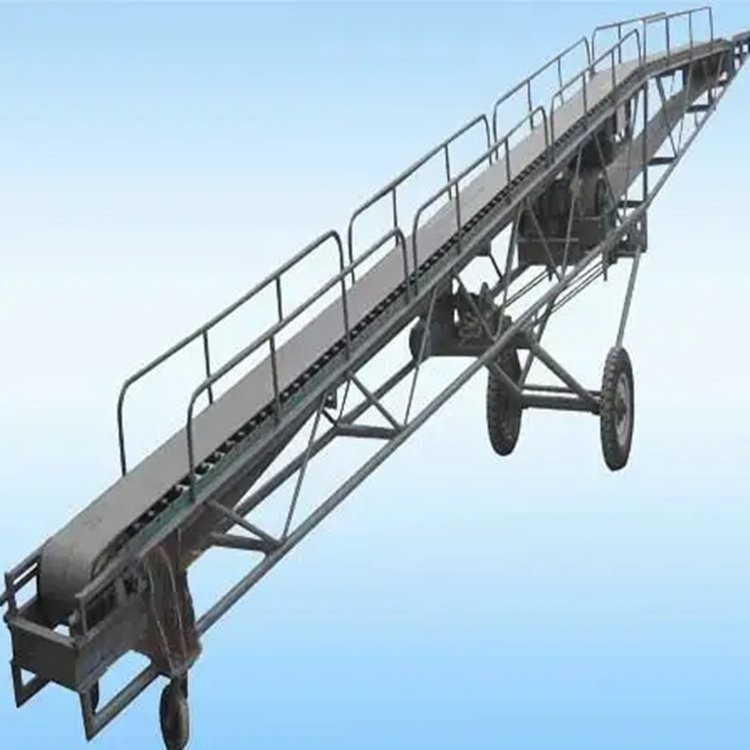 爬坡輸送機(jī)皮帶機(jī) 運輸角度可達(dá)到90° 運行平穩(wěn) 支持定做